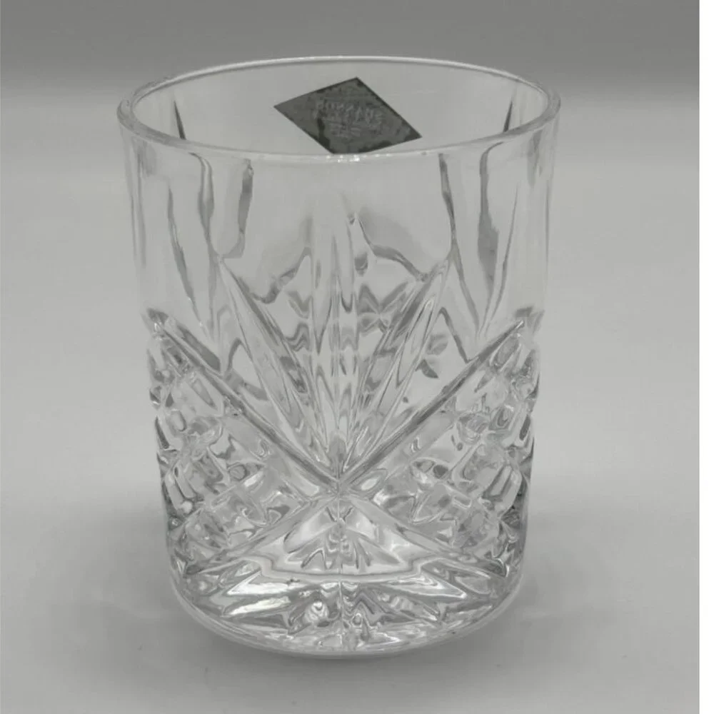 Shannon Crystal by Godinger Dublin Collection Dbl Old Fashioned Glasses Set Of 4 - Picture 6 of 15